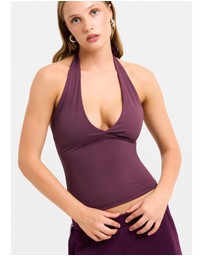 General Pants Co. Basics - Plunge Halter Top