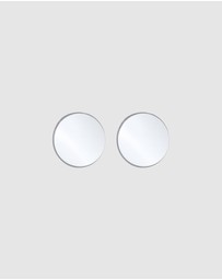 Elli Jewelry - Earrings 925 Sterling Silver Basic Round
