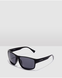 Hawkers Co - Black Black Dark Faster Raw Sunglasses for Men and Women UV400