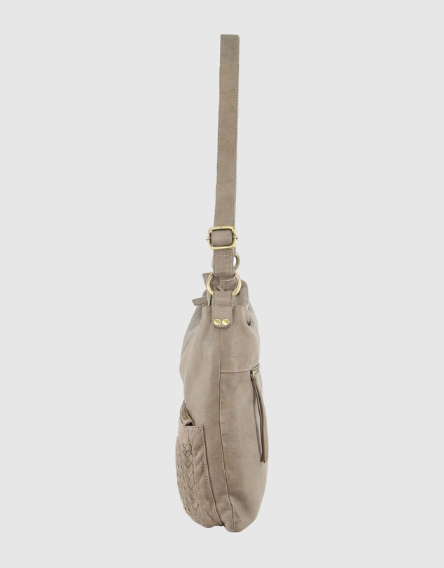 Pierre Cardin - Woven Leather Flap Cross-Body Bag