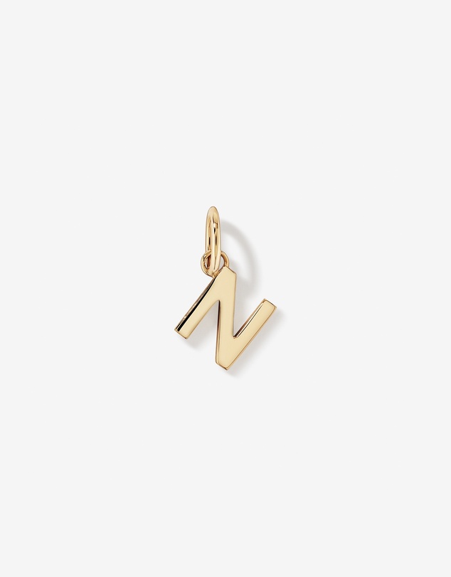 Michael Hill - Letter N Initial Pendant in 10kt Yellow Gold