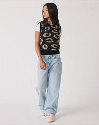 Decjuba Kids - Lucy Fluffy Crop Vest - Kids-Teens