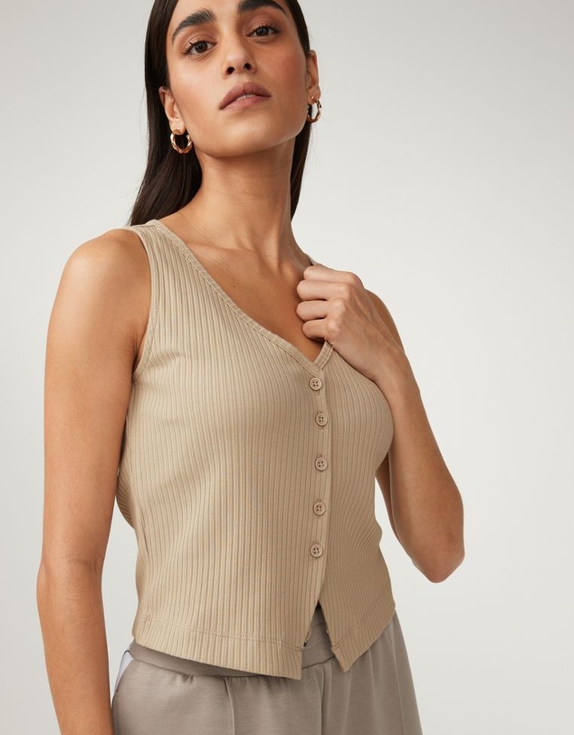 NEXT - Ribbed Waistcoat