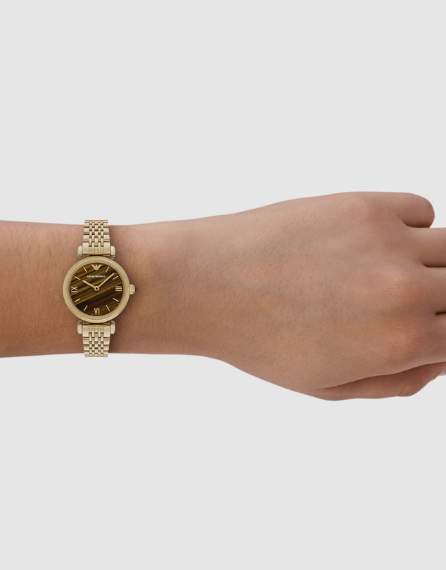 Emporio Armani - Gold Tone Analogue Watch