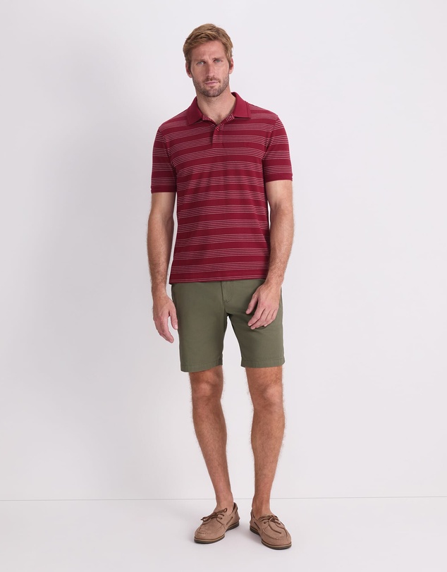 Sportscraft - SC Stripe Pique Polo