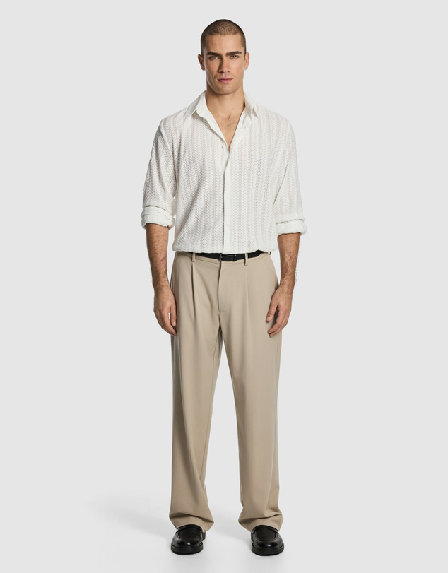 yd. - Adriano Textured Shirt