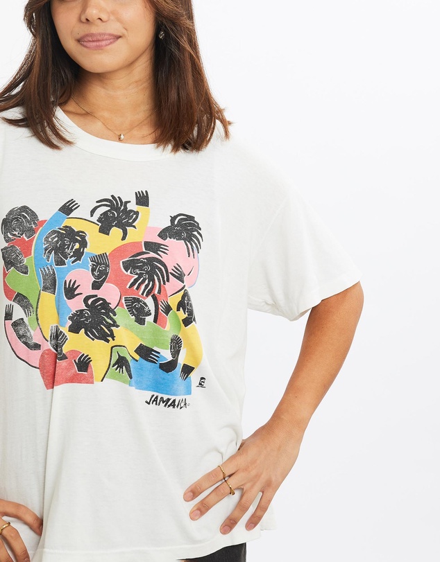 Vintage by The Real Deal - Pre Loved - Vintage 80s Jamaica Souvenir Art Tee
