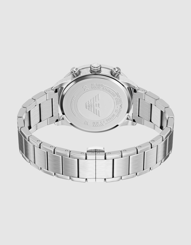 Emporio Armani - Silver Tone Chronograph Watch