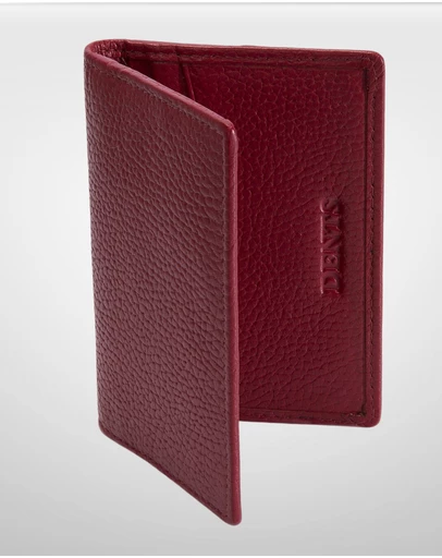 DENTS - Pebble Grain Leather Card Holder with RFID Blocking