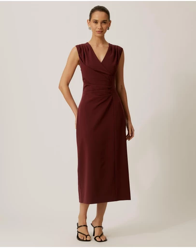 Tussah - Kate Draped Midi Dress