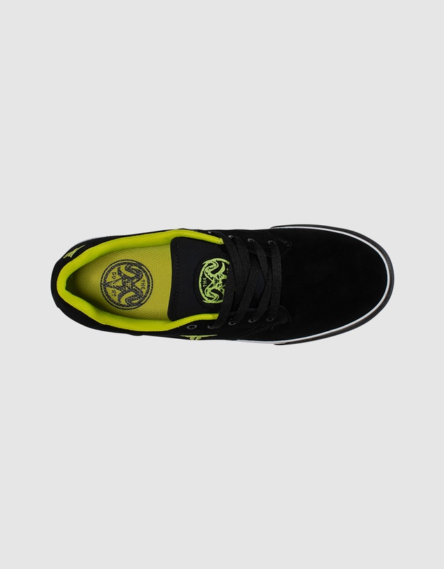 Fallen Footwear - Fallen Footwear Impact Foam The Goat Suede Men Shoes Black/Lime