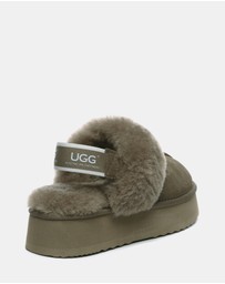 EVERAU - Australian Shepherd Ugg Waffle Platform Cow Suede Upper House Shoes