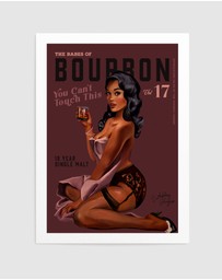 Olive et Oriel - Babes Of Bourbon Cant Touch This by The Whiskey Ginger Art Print