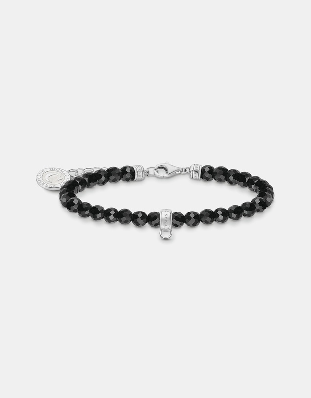 THOMAS SABO - Member Charm Bracelet with Black Beads