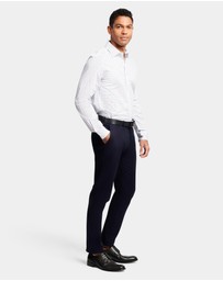 Brooksfield - MODERN RETRO PRINT REG FIT BUSINESS SHIRT
