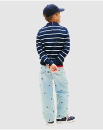 Tommy Hilfiger - Boys Essential Polo Collar Jumper - Teens