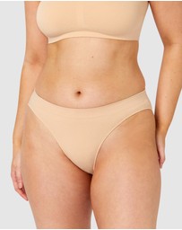 Ambra - 4 Pack Bare Essentials Recycled Nylon Bikini Brief