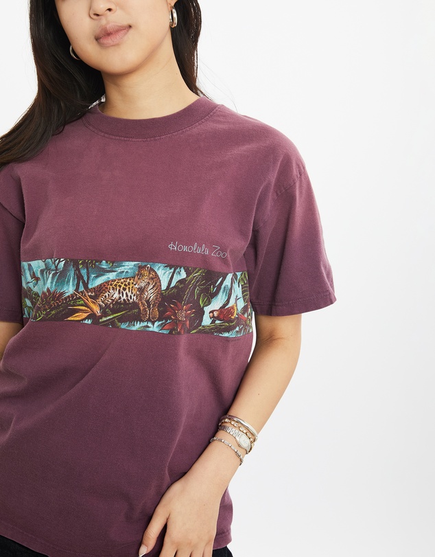 Vintage by The Real Deal - Pre Loved - Vintage Honolulu Zoo Wildlife Tee