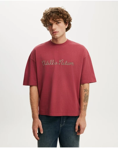 Cotton On - Cropped Fit Music T-Shirt