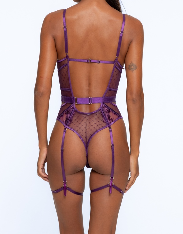 One Empire - Jayda Purple Bodysuit
