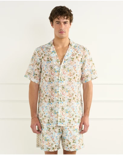 Aqua Blu Australia - Playa Jean Short Sleeve Shirt