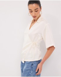 Calli - Easton Satin Shirt