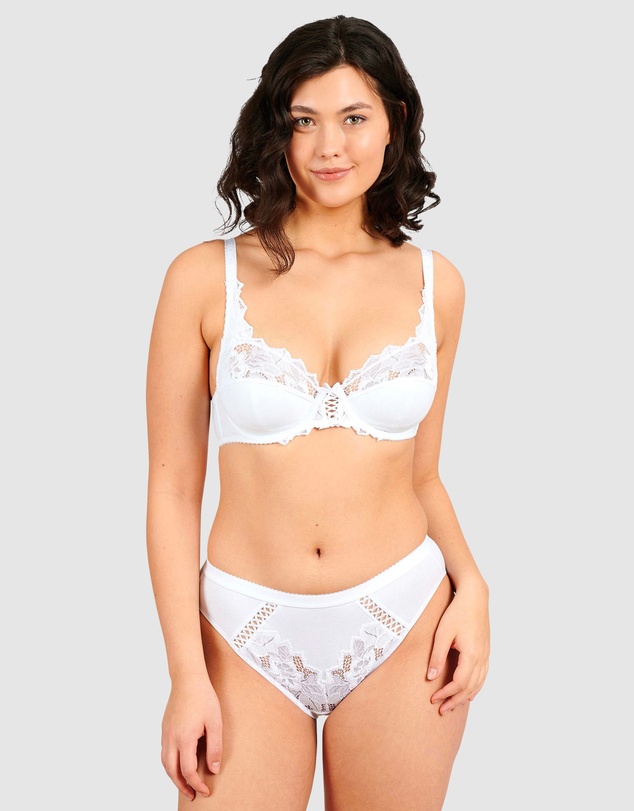 Sans Complexe - Coton D'Arum Organic Cotton Brief with Lace