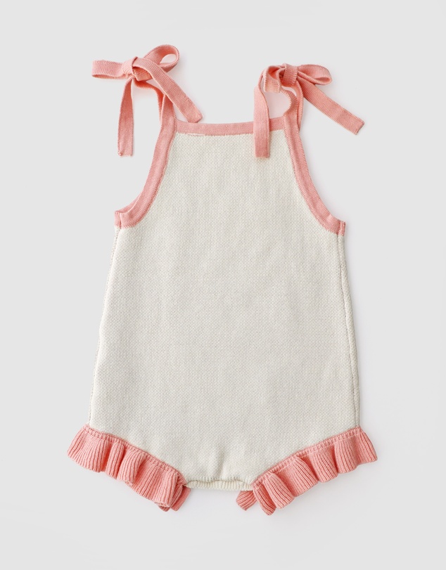 WITH LOVE FOR KIDS - Frills Knitted Romper - Babies