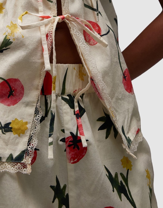 TOPSHOP - Co Ord Tomato Vine Pull On Shorts