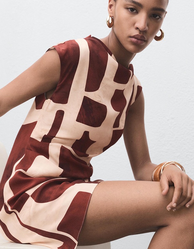 M.N.G - Short Printed Dress