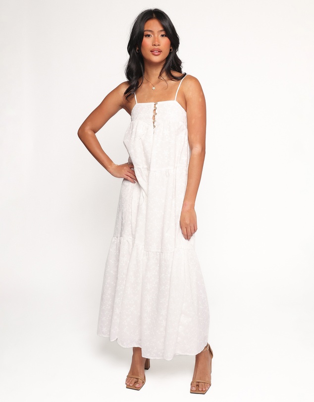 Petal & Pup - Kendal Maxi Dress - White