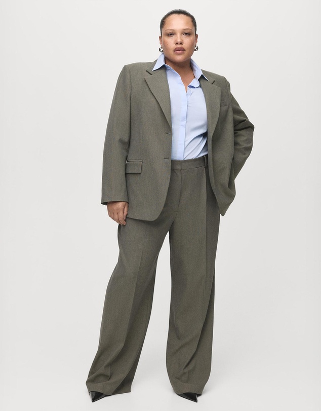 M.N.G - Pleated Straight-Leg Suit Trousers