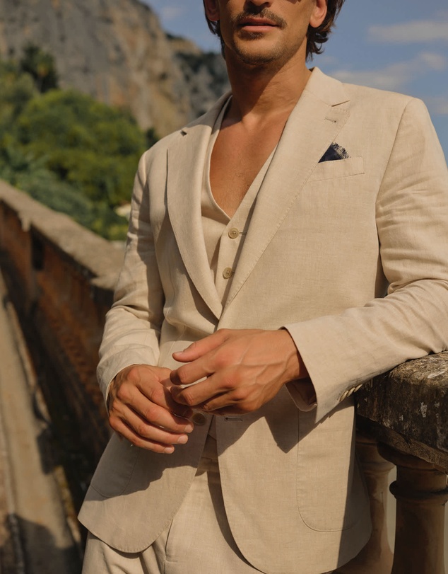 SABA - Elias Cotton Linen Suit Jacket