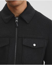 Country Road - Check Zip Through Jacket