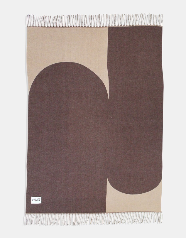 Morgan & Taylor - Abstract Artist Throw Blanket