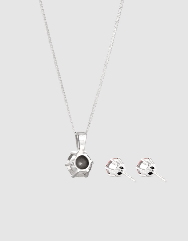 Elli Jewelry - Jewelry Set Crystal 925 Sterling Silver