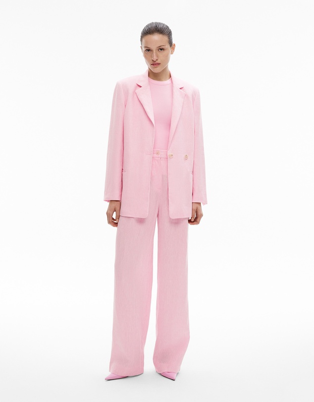 Witchery - Linen Double-breasted Blazer