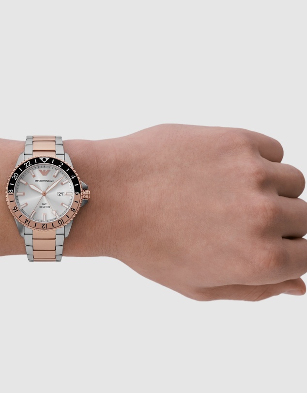 Emporio Armani - Two Tone Analogue Watch