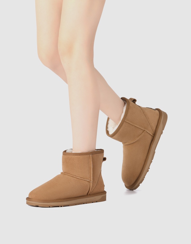 EVERAU - EverAU Ugg Mini Classic Suede Cow Suede Upper UGG Boots