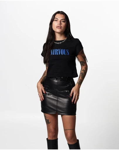 Old Flame Label - Nirvous Baby Tee