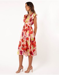 Petal & Pup - Larkspur Midi Dress - Floral