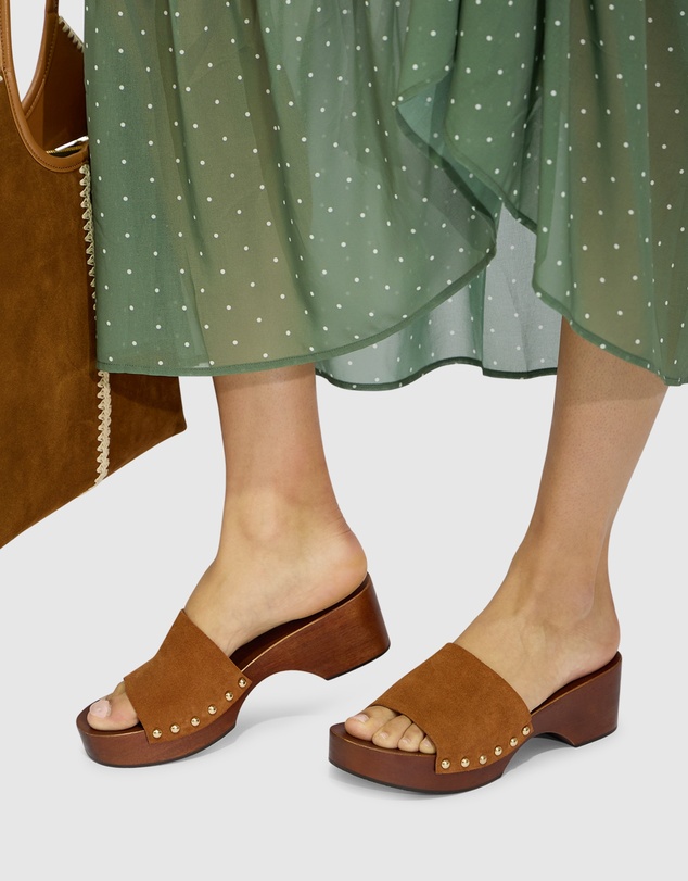 Belle & Bloom - I See Fire Animal Print Clog