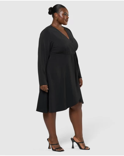 Something 4 Olivia - Olea Drape Mini Dress