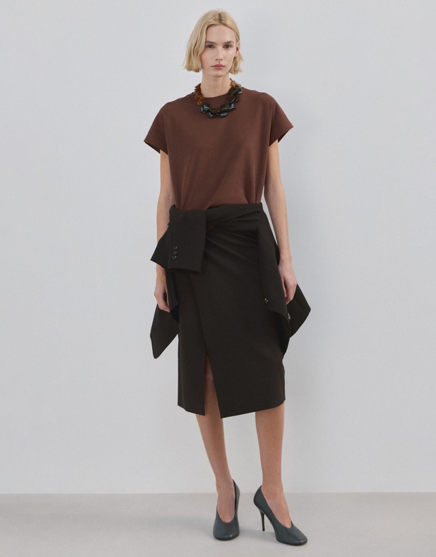 M.N.G - Short-Sleeved Cotton T-Shirt