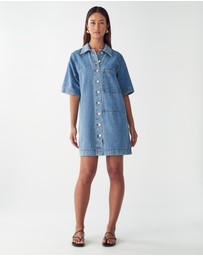 ST MRLO - Denim Shirt Dress