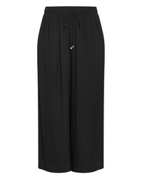 City Chic - Plus size Aria Relaxed Wide Leg Pant - black
