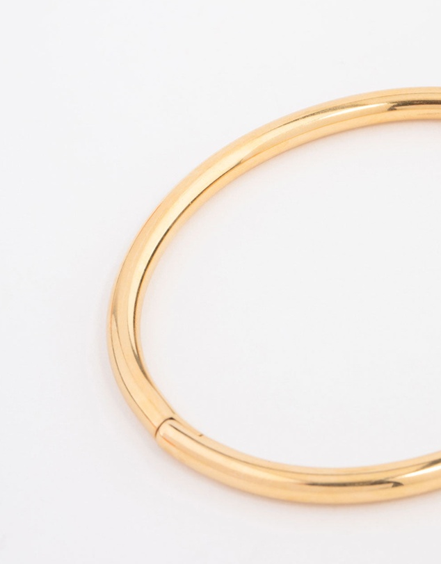 Lovisa - Waterproof Gold Plated Stainless Steel Simple Hinge Bracelet