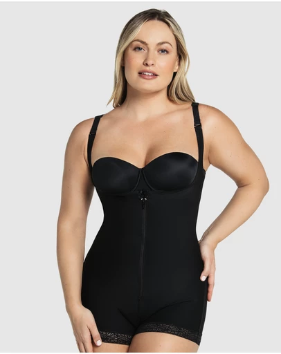 Leonisa - TopSculpt Firm Control Cupless Zip Up Body Shaper