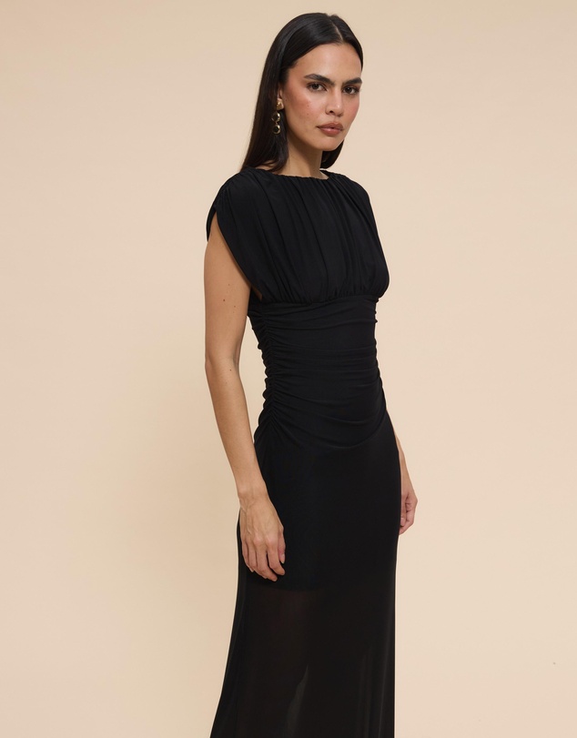 CHANCERY - Savanna Mesh Maxi Dress