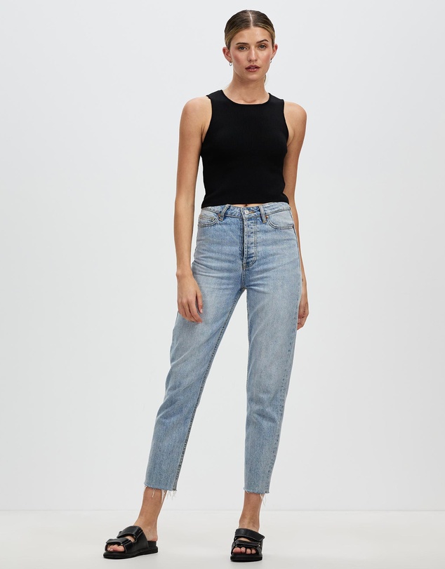 DRICOPER DENIM - Cami Black Knit Top